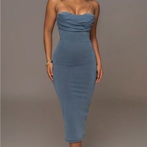 Medium Wash Denim Visions of You Dress